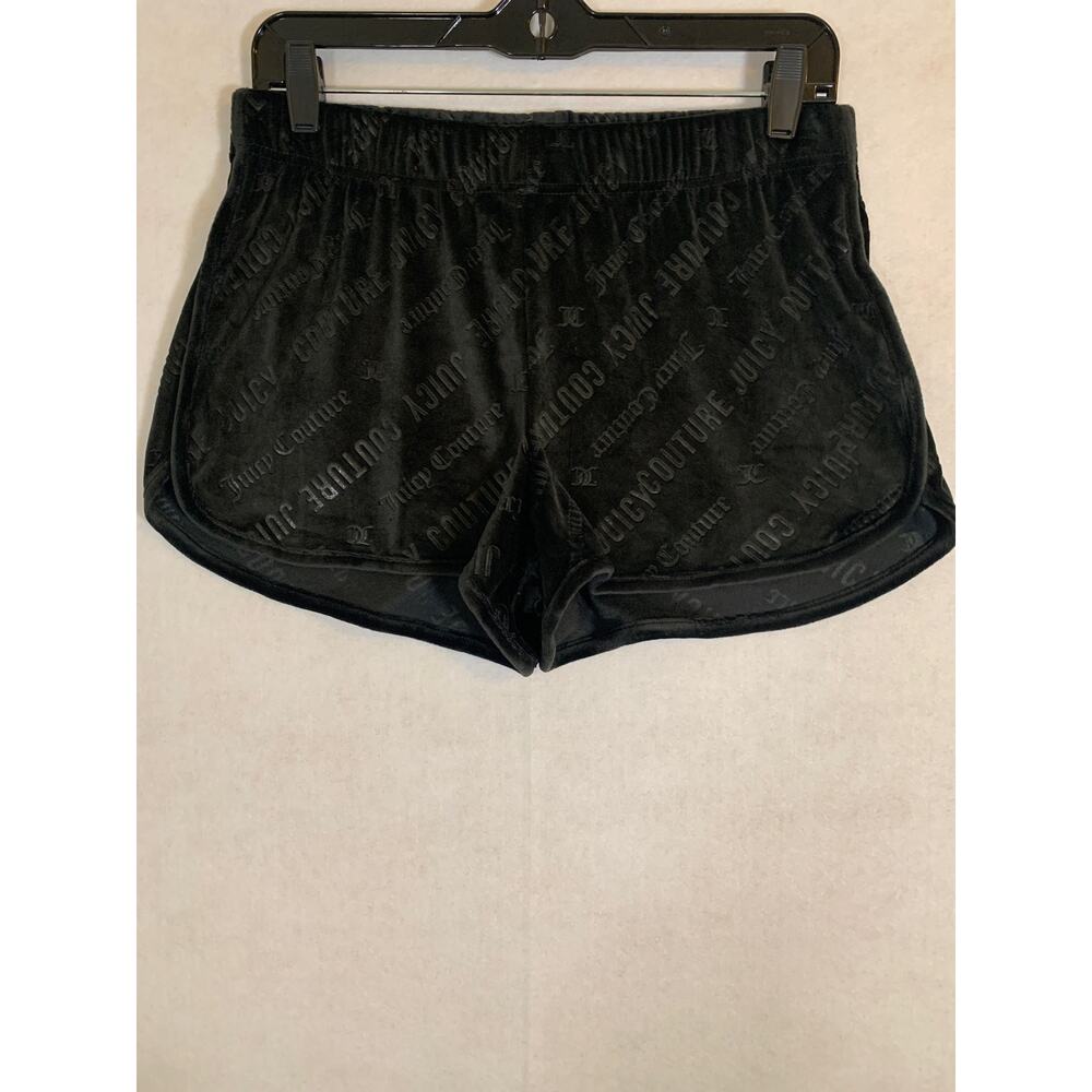 Juicy Couture Los Angeles Sleepwear Shorts Womens size Medium Black